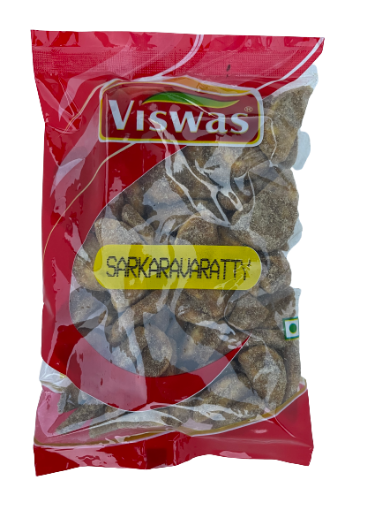 Picture of Sarkara Varatty / Jaggery Coated Banana Chips (Viswas) 200 g