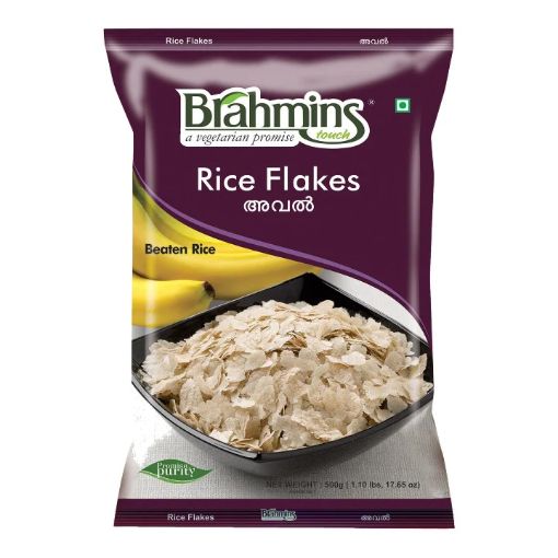 Picture of Rice Flakes / Aval White (Brahmins) 500 g