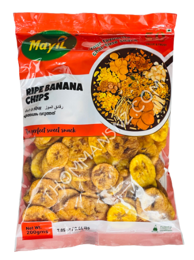 Picture of Ripe Banana Chips (Mayil) 200 gm