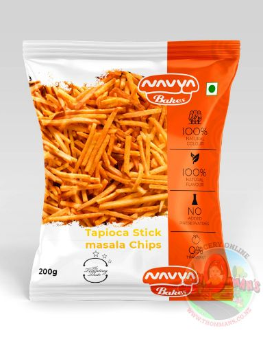 Picture of Tapioca Stick Masala Chips (Navya) 200 gm 