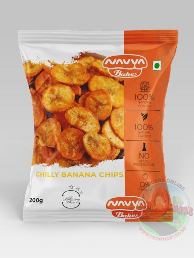 Picture of Chilly Banana Chips (Navya) 200 gm