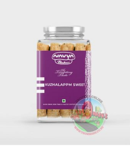 Picture of Kuzhalappam Small Sweet Tin (Navya) 150 gm